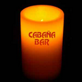 5" LED Wax Pillar Candle